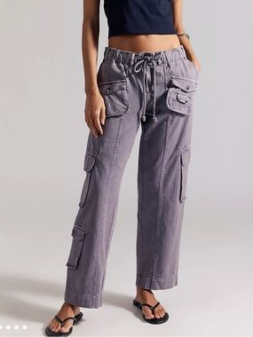 Free People Tahiti Pull-On Cargo Pants